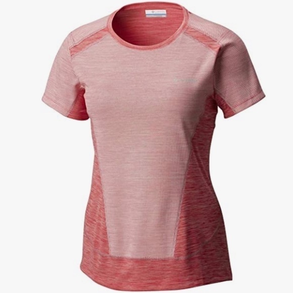 Columbia Blue Omni-Shade UPF 50 Solar Chill Short Sleeve Tee M - Picture 3 of 10